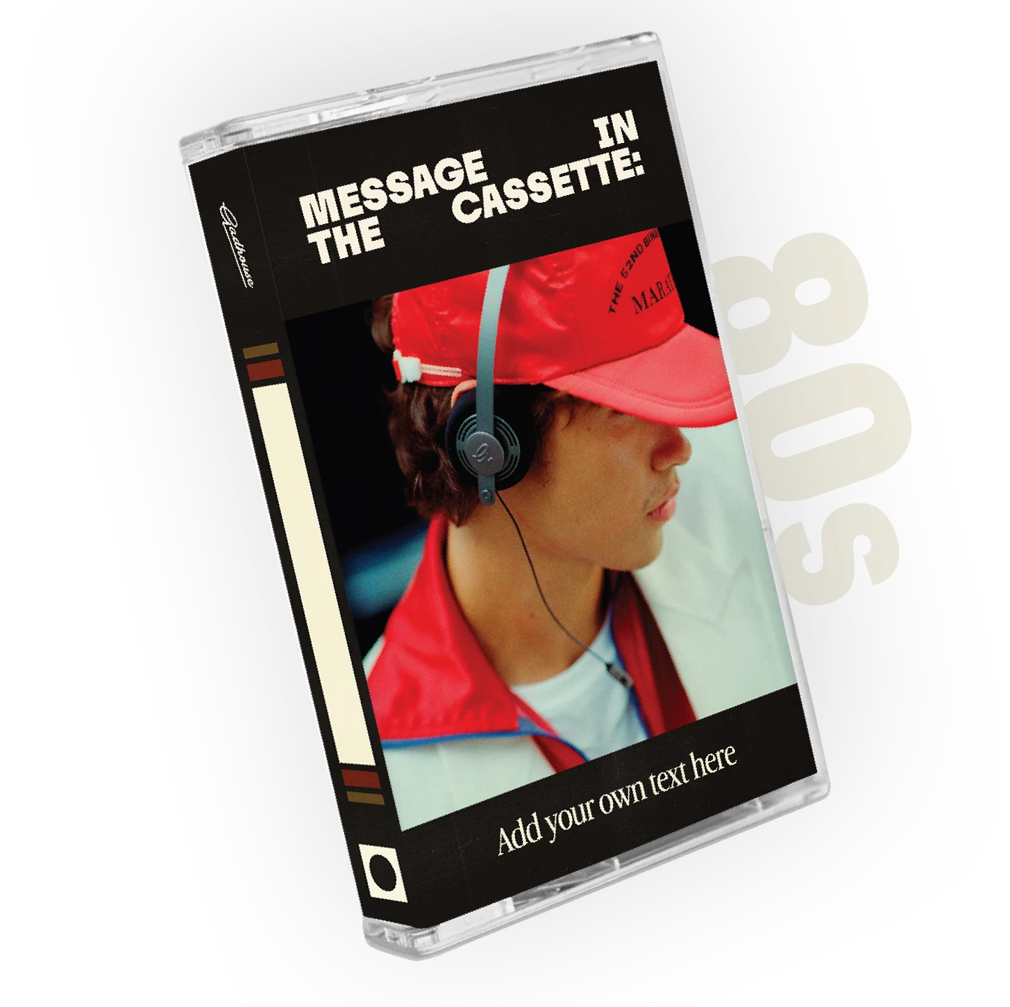 80s cassette design preview